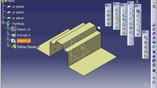 CATIA Theory Sample File-8 (Generative. Shape Design) смотреть онлайн