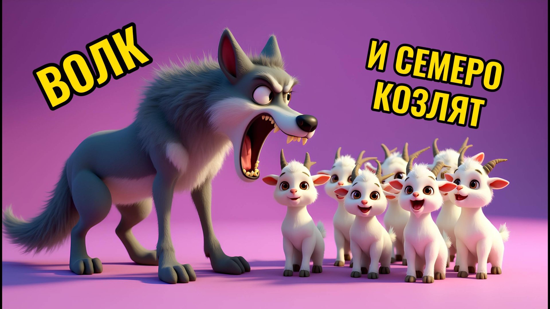 ВОЛК И СЕМЕРО КОЗЛЯТ 🐺 СКАЗКА ДЛЯ ДЕТЕЙ | МУЛЬТФИЛЬМ ДЛЯ САМЫХ МАЛЕНЬКИХ 👶✨ смотреть онлайн