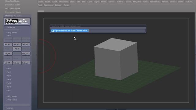 Zbrush - Pie Menu Plugin V1.2 (Pie Menu Pop Up) смотреть онлайн