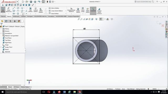 3D CAD MODEL - SOLIDWORKS FOR PRACTICE. EXERCISE #15 смотреть онлайн