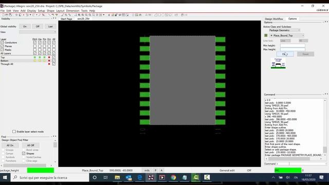 OrCAD Tutorial #6 - Creazione Manuale di un PCB Footprint, OrCAD PCB Designer 17.4 смотреть онлайн