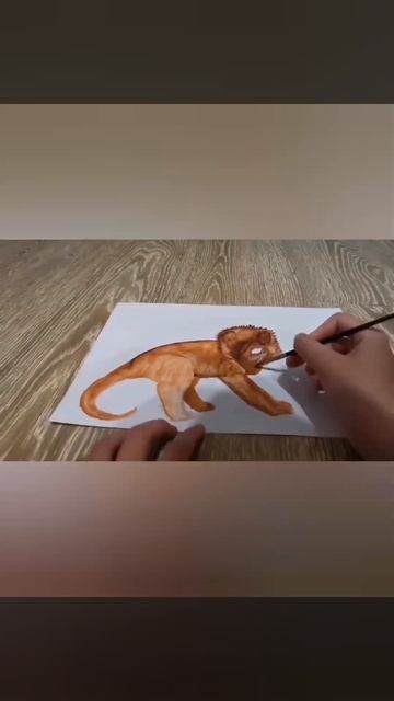 рисование динозавра🦖😍🎨 смотреть онлайн