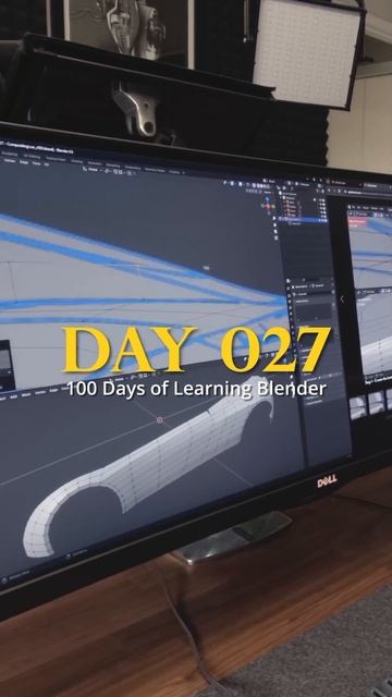 Day 27 of 100 days of blender - 1hr 37min. #blender #blender3d #100daychallenge смотреть онлайн