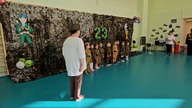 1Военные учения посвященные 23 февраля. МДОУ 4 с.Домна смотреть онлайн