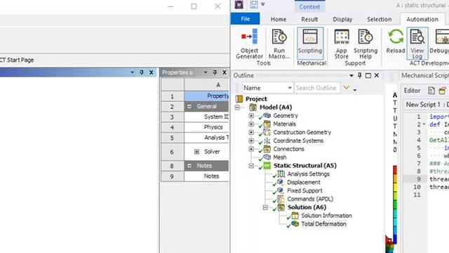 Argument in Ansys ACT Threading смотреть онлайн