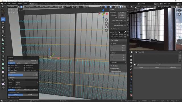 A Model A Day in May: Day 17 Shoji in Blender смотреть онлайн