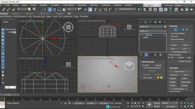 USING Editable poly (Edge) IN 3D MAX|LECTURE #09 |STARTUPSTUDIO смотреть онлайн
