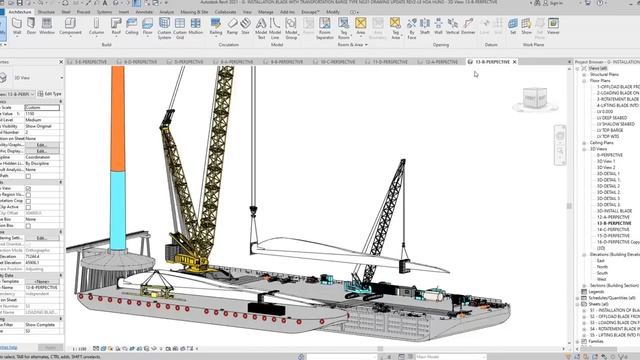 Wind farm Project Turbin Installation смотреть онлайн