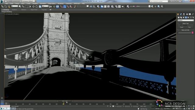 Tower Bridge London 3D model AutoCAD + 3dsMax смотреть онлайн