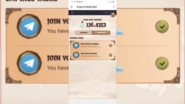 ТАПАЛКА+ ИГРА! ТУТ БУДУТ ВСЕ! EMPIRES BATTLE ОБЗОР #empiresbattle #тапалка #not смотреть онлайн