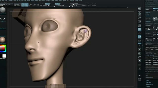 ZBrush tutorial: Sculpt and paint a complete character, Part 3 смотреть онлайн