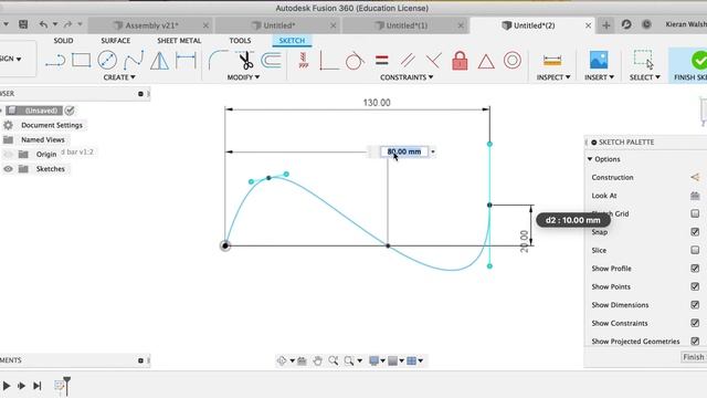 Fusion 360 Tutorial 13 sweep tool смотреть онлайн
