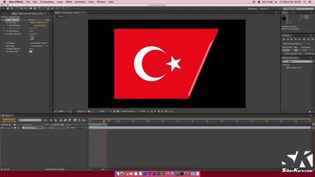 Sayfa Çevirme Efekti | After Effects Dersleri смотреть онлайн