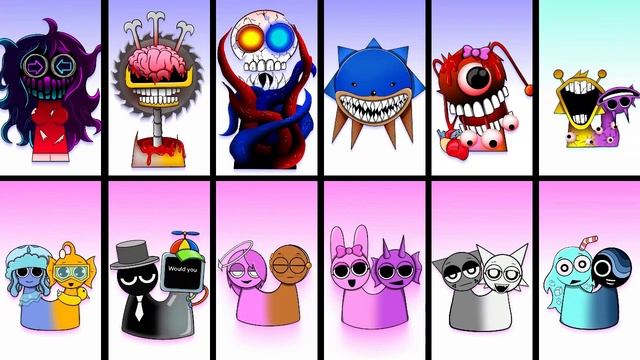 Спрунки OC - Мруна и Вайрум - Мили и Соник - Фаза 2 VS Фаза 3 VS Фаза 4 #Спрунки смотреть онлайн