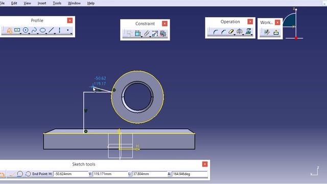 CATIA V5 Practice Design 5 for beginners | Catia Part modeling | Part Design | Engineer AutoCAD смотреть онлайн
