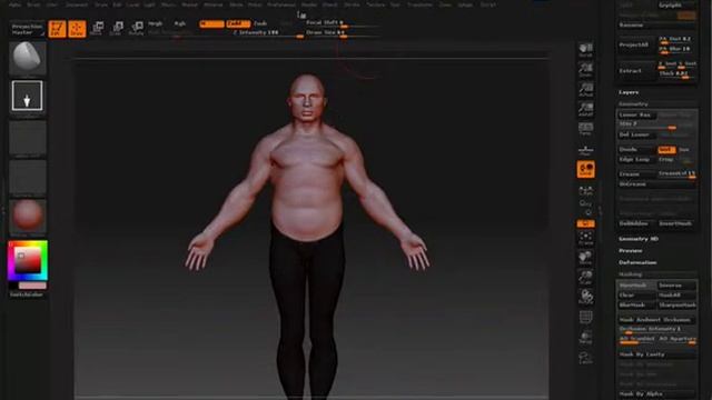 0216 Zbrush (baked shadows) смотреть онлайн