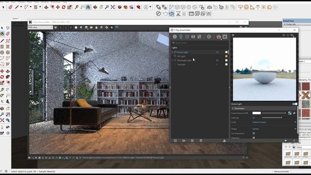 Vray Next for SketchUp Interior realistic, Vray Next interior Tutorial смотреть онлайн