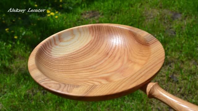 Эксперимент. Ёмкость с разной толщиной стенок - A Bowl Different Wall Thicknesses. Woodturning