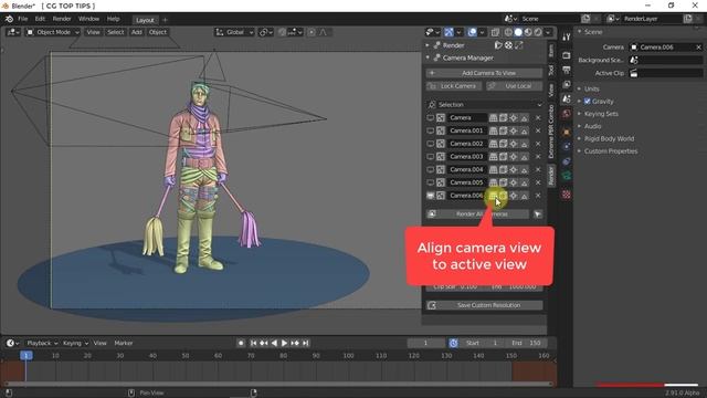 Camera Manager Addon for Blender смотреть онлайн