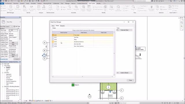 Revit View and Sheet Manager - Kobi Toolkit смотреть онлайн