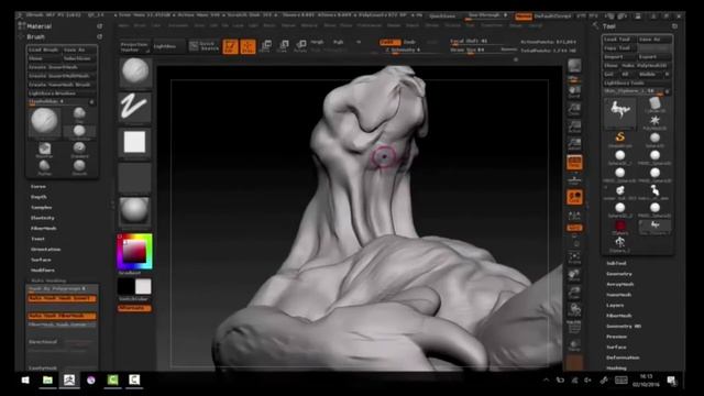 Wacom MobileStudio Pro 16 i zBrush смотреть онлайн