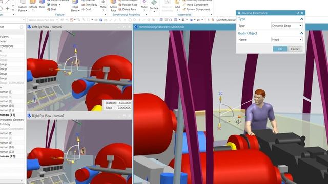 Human ergonomics with SIEMENS NX смотреть онлайн