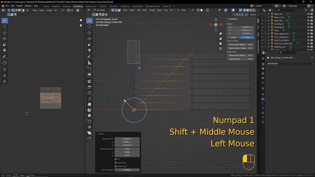 Creating A Western Scene In Blender. 03: Modular Buildings - Roofs смотреть онлайн