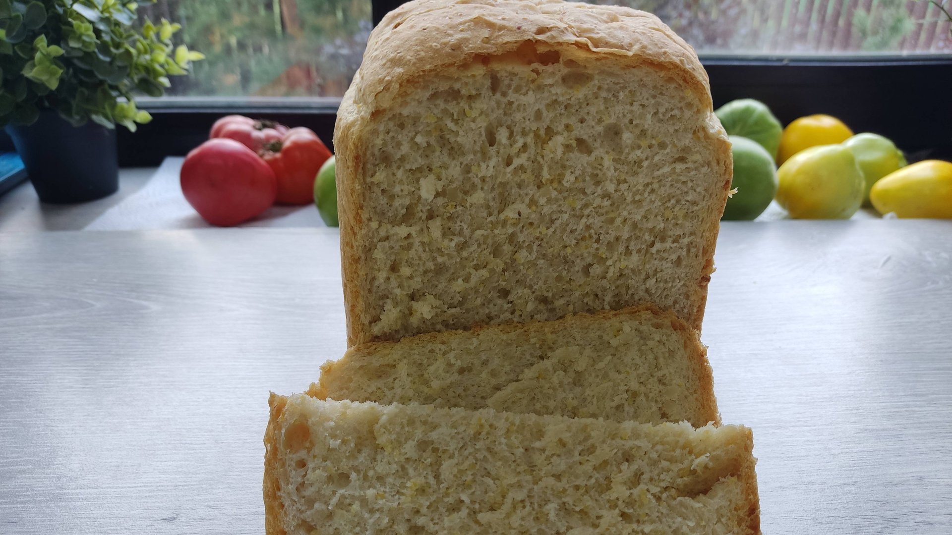 Кукурузный хлеб в хлебопечке! смотреть онлайн