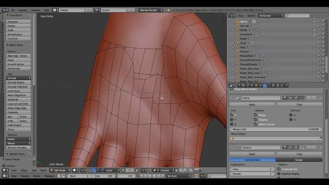 Fate/Blender Order - Minamoto no Raikou 3d sculpting - Part 01 смотреть онлайн