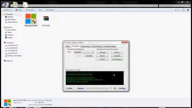 ACTIVATE WINDOWS AND OFFICE Microsoft Toolkit FINAL 2014 смотреть онлайн