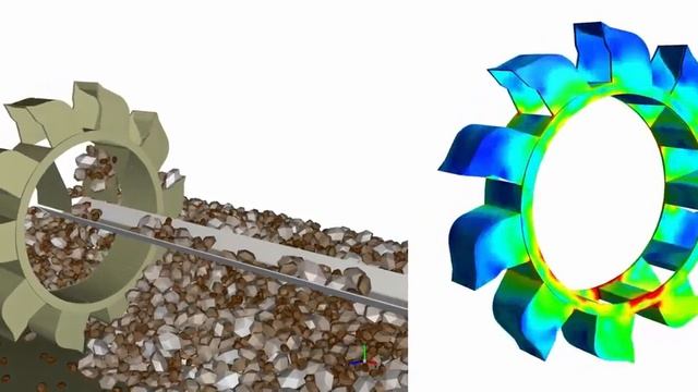 입자거동해석 솔루션 Rocky DEM (Discrete Element Method) - Ansys 제품과의 Coupling을 통한 Multiphysics 완벽 구현 смотреть онлайн