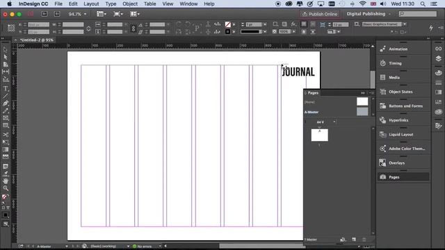 InDesign Using master pages смотреть онлайн