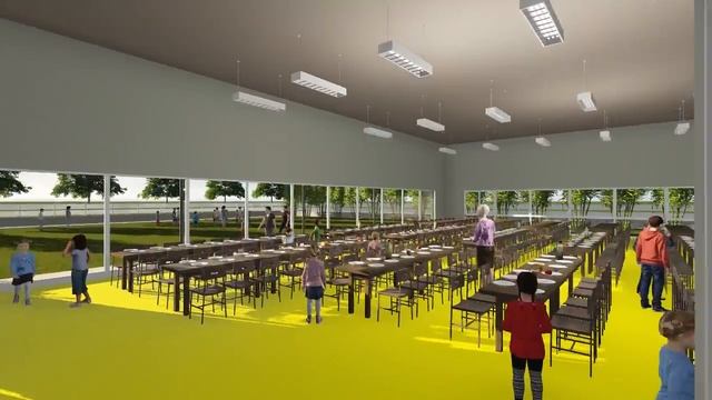 Melzo, Scuola elementare - video render 3D - Archicad - Lumion смотреть онлайн