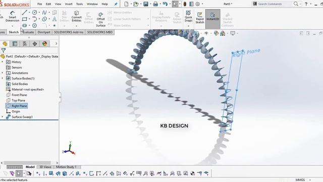「DESIGN 05」 CIRCULAR SPRING - SOLIDWORKS смотреть онлайн