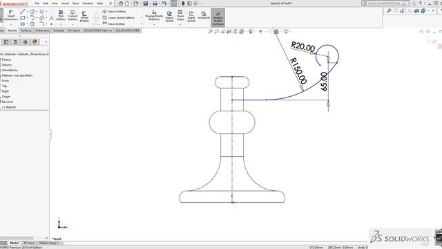 Revolve and Sweep - Basic Techniques - SOLIDWORKS 2018 смотреть онлайн