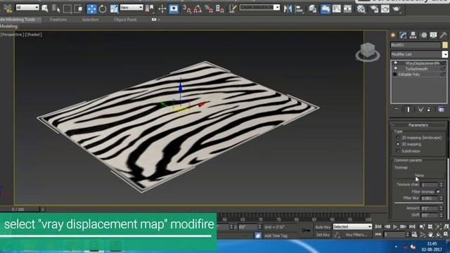 How to make a carpet in 3ds max vray (using vray displacement mod) смотреть онлайн