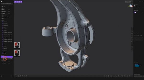 Modeling a Steering Knuckle in Plasticity | Advanced Engineering | Solid Modeling | Plasticity