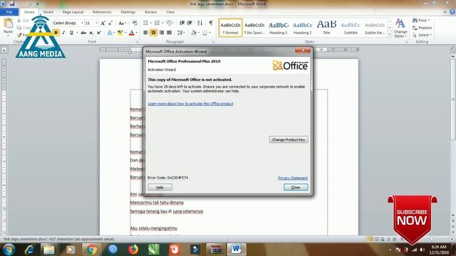 Tutorial Aktivasi Microsoft Office dengan KMSpico 2020 смотреть онлайн