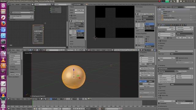 Cycles - Tangent Vector & Scalar Displacement Map Baking Tutorial смотреть онлайн
