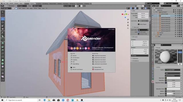 Blender 2.91 alpha - how to quickly select polygons (select by angle) (2020) смотреть онлайн