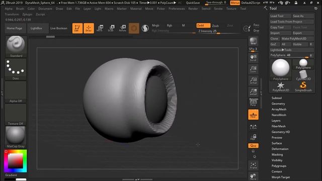 Mask Zbrush смотреть онлайн