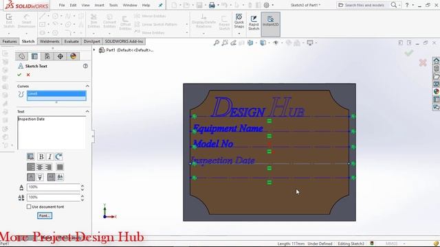 Heavy equipment nameplate design- with standard dimension using solidwork смотреть онлайн