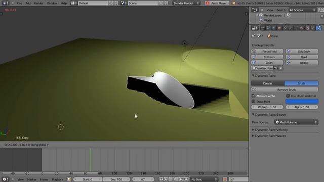 Blender Tutorial - Earth Splitting Effects with Dynamic Paint - Part 2 смотреть онлайн