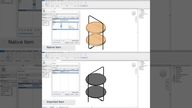 Difference between modelsExported 3D and Revit native 3D models смотреть онлайн