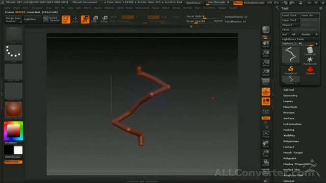 Zbrush 4R7 как сделать Косицу смотреть онлайн
