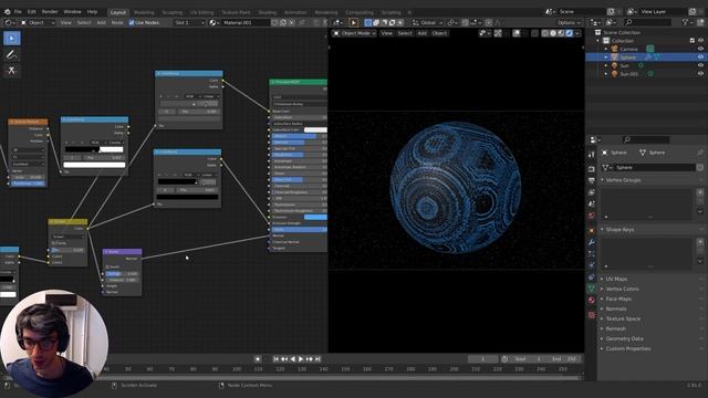 Cyber Planet Procedural Shader | Blender 2.91 Tutorial смотреть онлайн