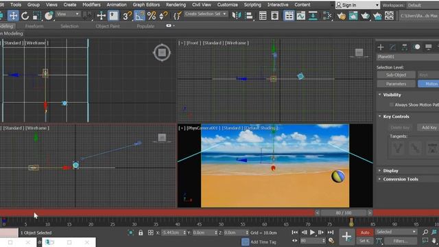 3DS Max Ball Bunce and rotate #2 смотреть онлайн