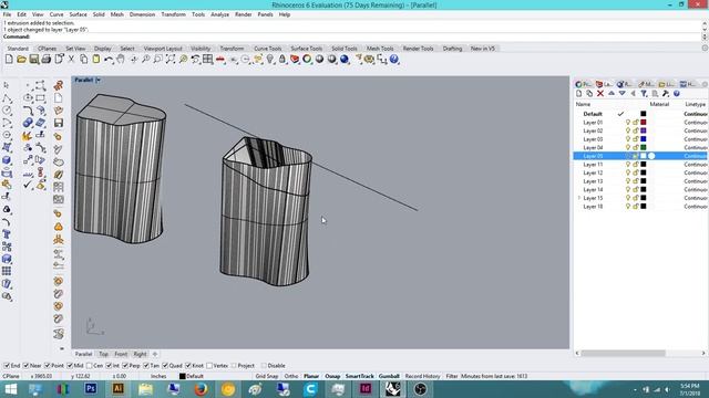 Learning Rhino #4: Polysurfaces смотреть онлайн