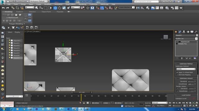 Chesterfield New Method | 3ds MAX, 3d Modeling,