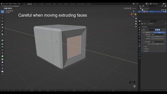 How to use the Bevel Modifier (Blender Beginner) смотреть онлайн